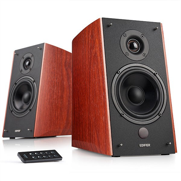 EDIFIER R2000DB 2.0 Speaker System with Bluetooth & Optical Input - Wood