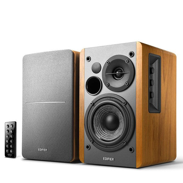 EDIFIER R1280DB Active Speakers with RCA, Optical & Bluetooth - Wood