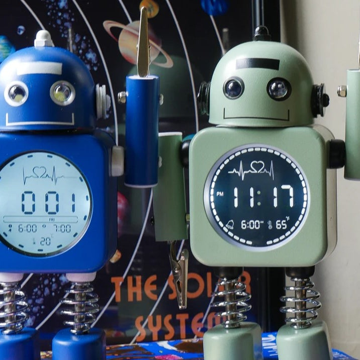 Robot Time - Kids Bedside Clock & Alarm Clock