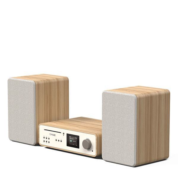 PURE Classic Stereo all in one System with Bluetooth, CD and DAB+, Spotify Connect