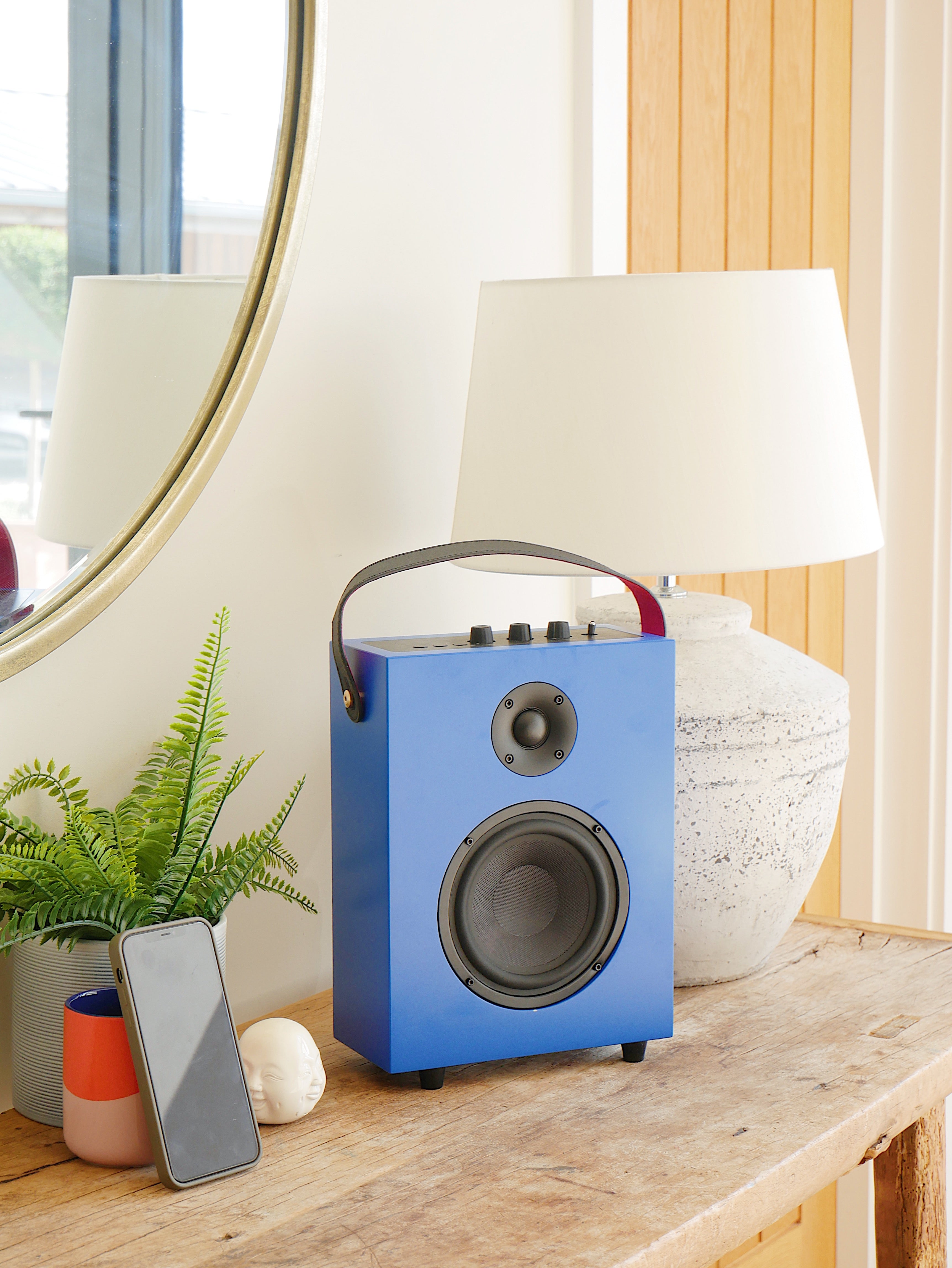 Steepletone Redefy Luxury Wireless Bluetooth Speaker - Blue
