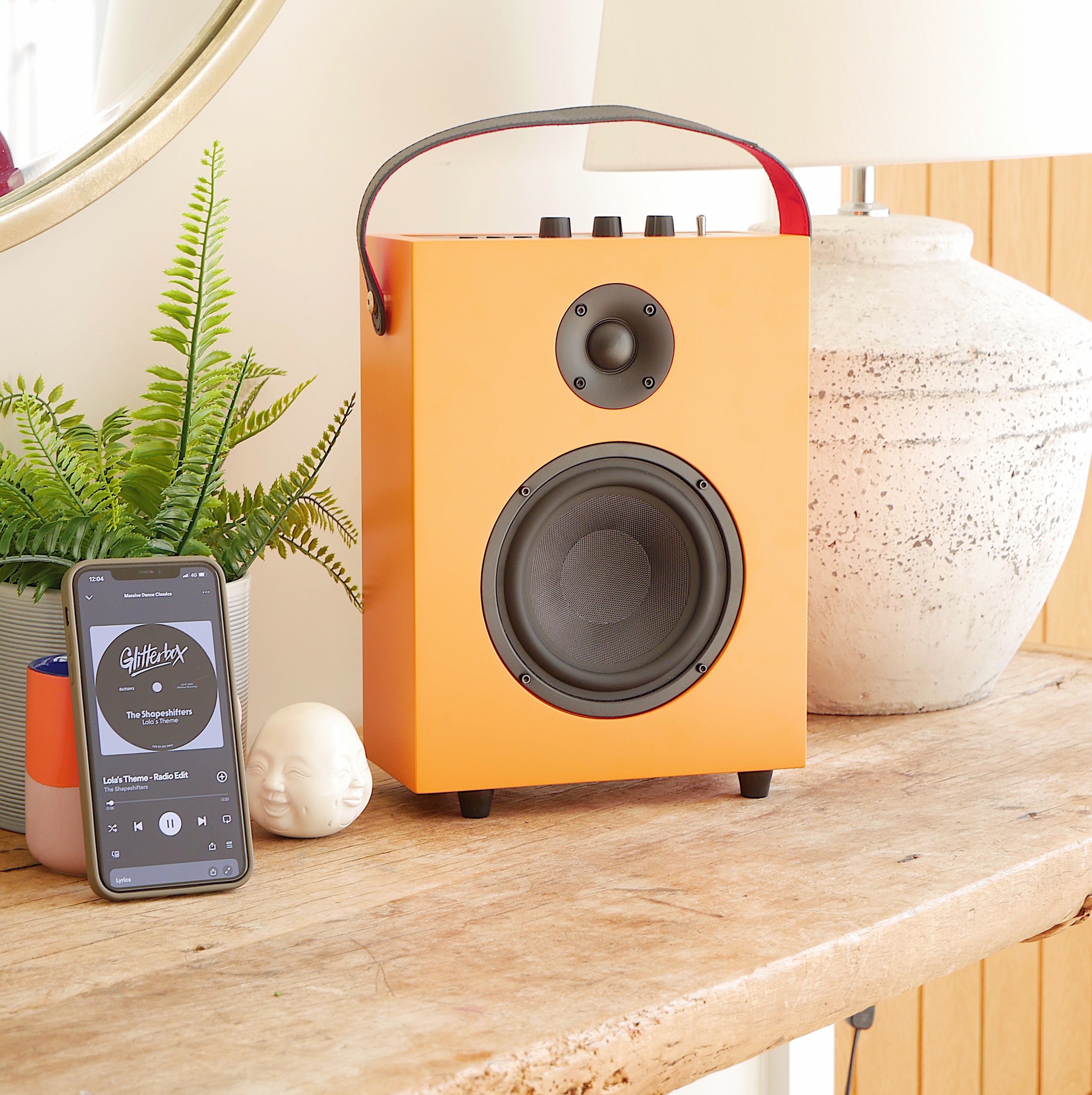 Steepletone Redefy Luxury Wireless Bluetooth Speaker - Orange