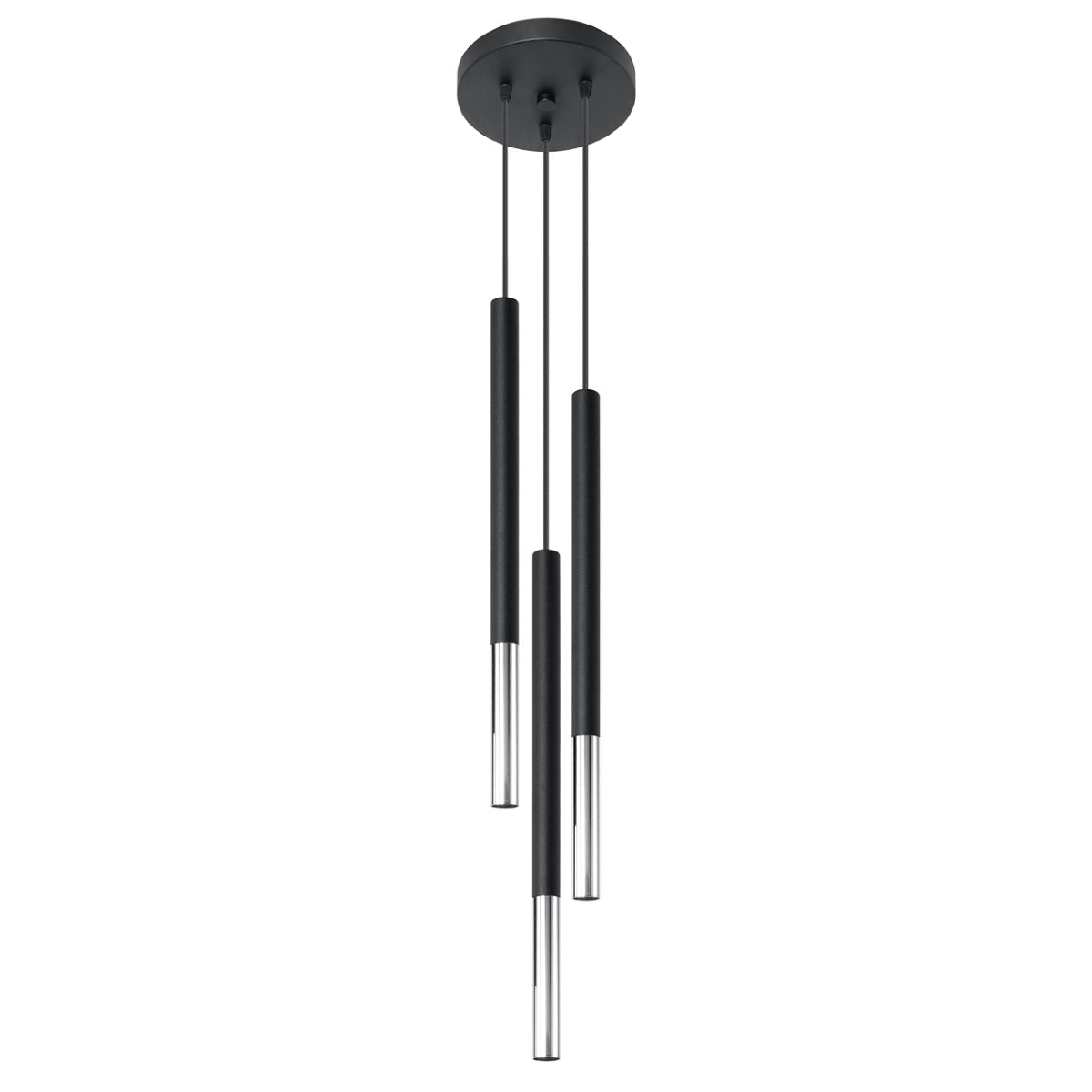 Pendant Lamp Mozaica 3 P Black/Chrome