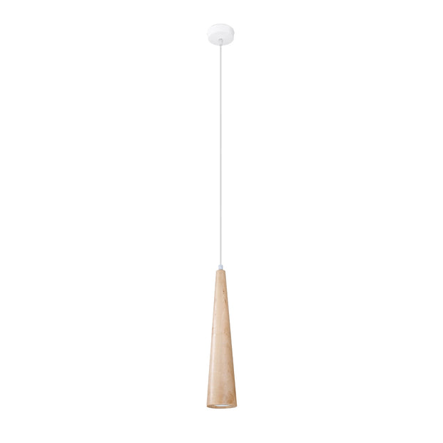 Sula Wood Pendant Lampshade Scandinavian Style Ceiling Mount Wood Pendant Lighting Lamp Shade with GU10 Base