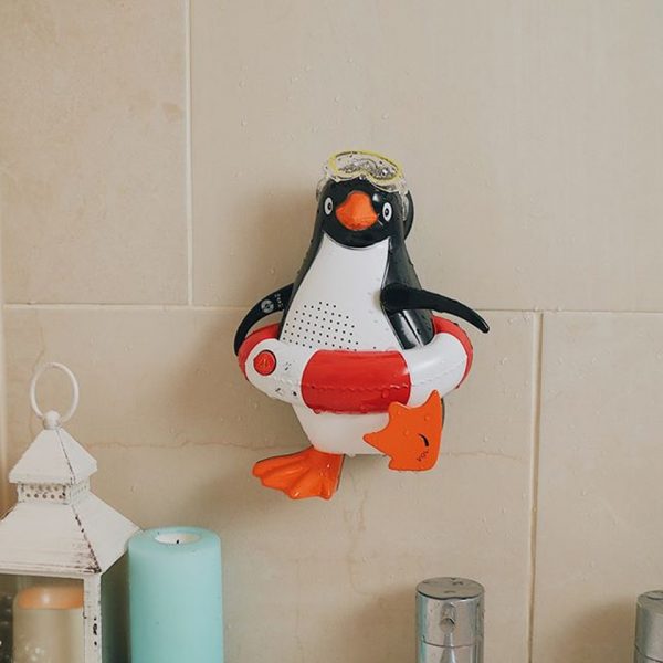 PSR5 BT Penguin Shower radio, FM and Bluetooth with rechargeable battery